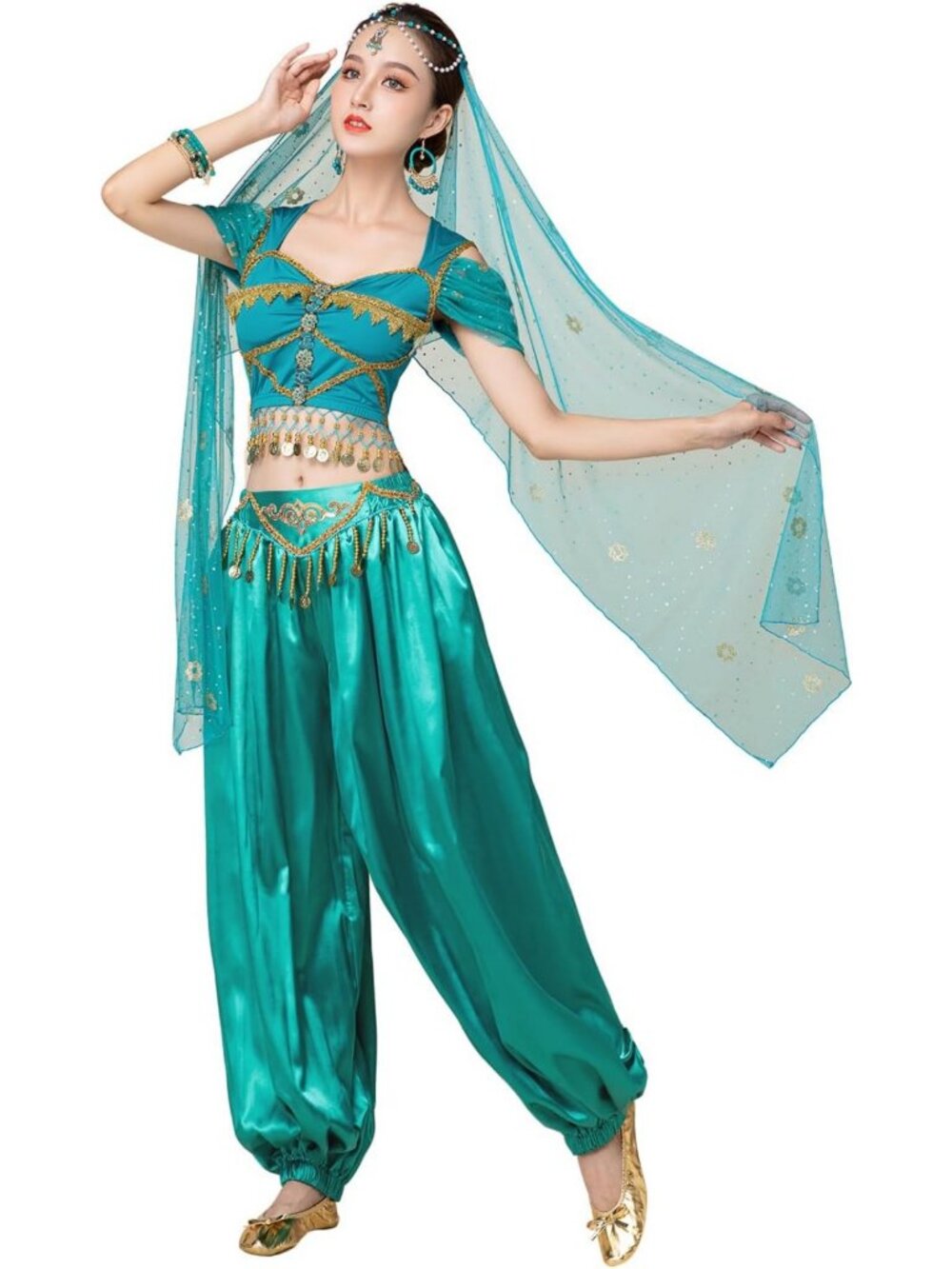 Arabian Jasmine Princess Dress - Women's Halloween Costume & Dress-Up Outfit